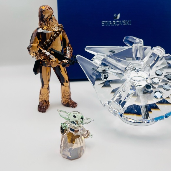 Swarovski Star Wars Crystal Figurines Set with box and certificate - Picture 3 of 7
